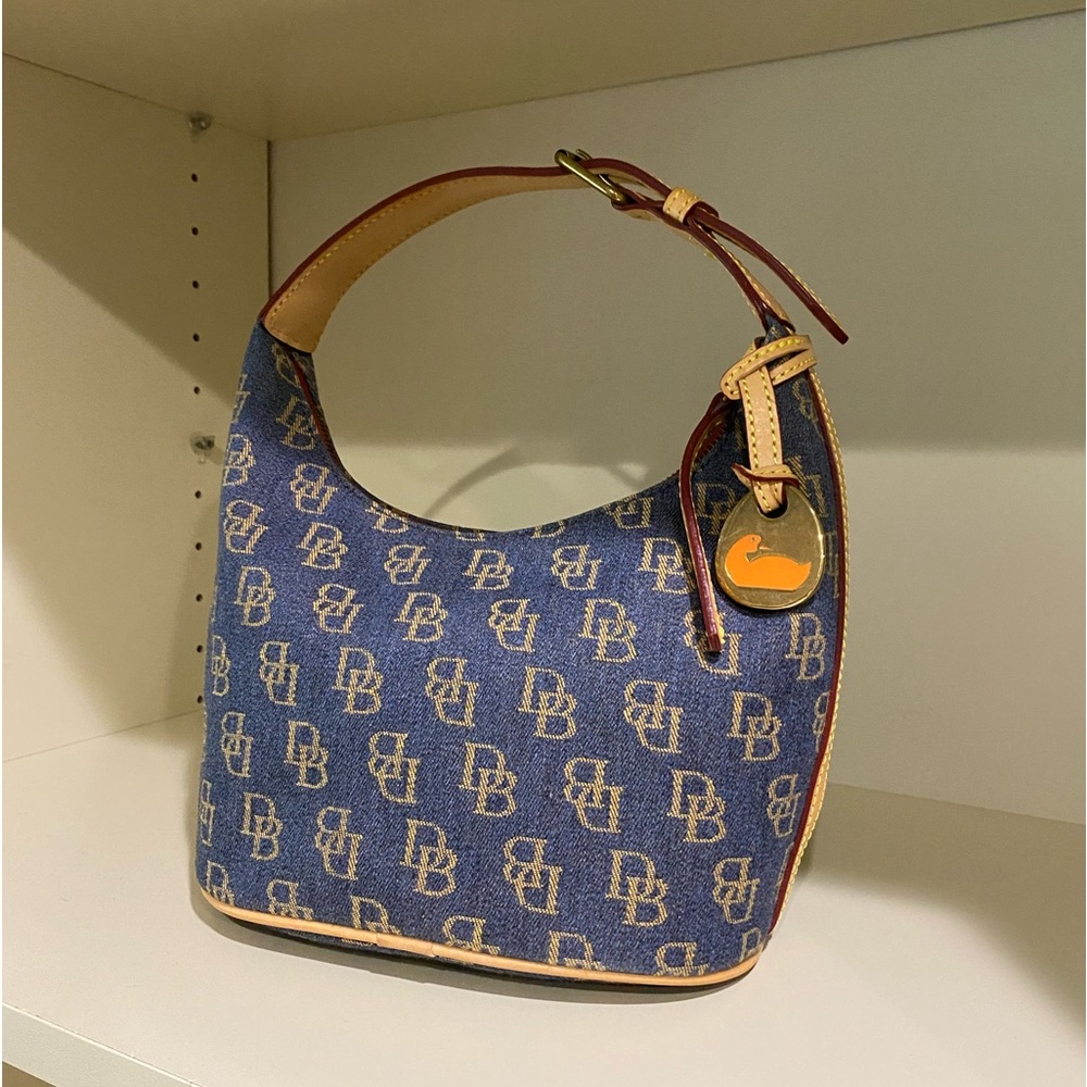 Vintage Dooney & Burkey small handbag denim